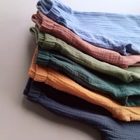 Summer Kids Pants Baby Girls Boys Casual Solid Trousers Cotton Spring Loose Solid Anti Mosquito Pants for Children 1-7T 2