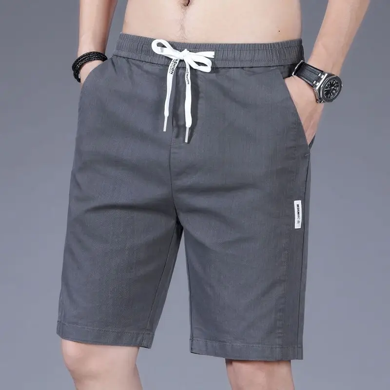 New Summer Shorts for Men's Fashion Five Point Thin Casual Loose Sweatpants Beach Trousers Many Pockets Sports Pants