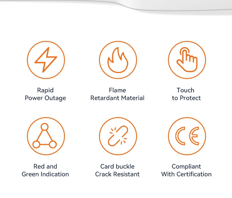 Description Picture 3 of itemETEK RCBO Type A Residual Automatic Circuit Breaker 6KA 1P+N 2P DPN With Over Current Leakage Protection 30mA EKL9-40