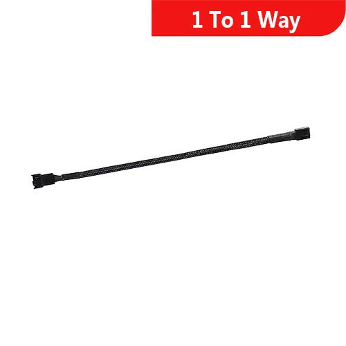 4 Pin PWM Fan Splitter Cable 2 3 4 Way Sleeved Braided Adapter Computer 4-pin-pwm-fan-splitter-cable-2-3-4-way-sleeved-braided-adapter-computer