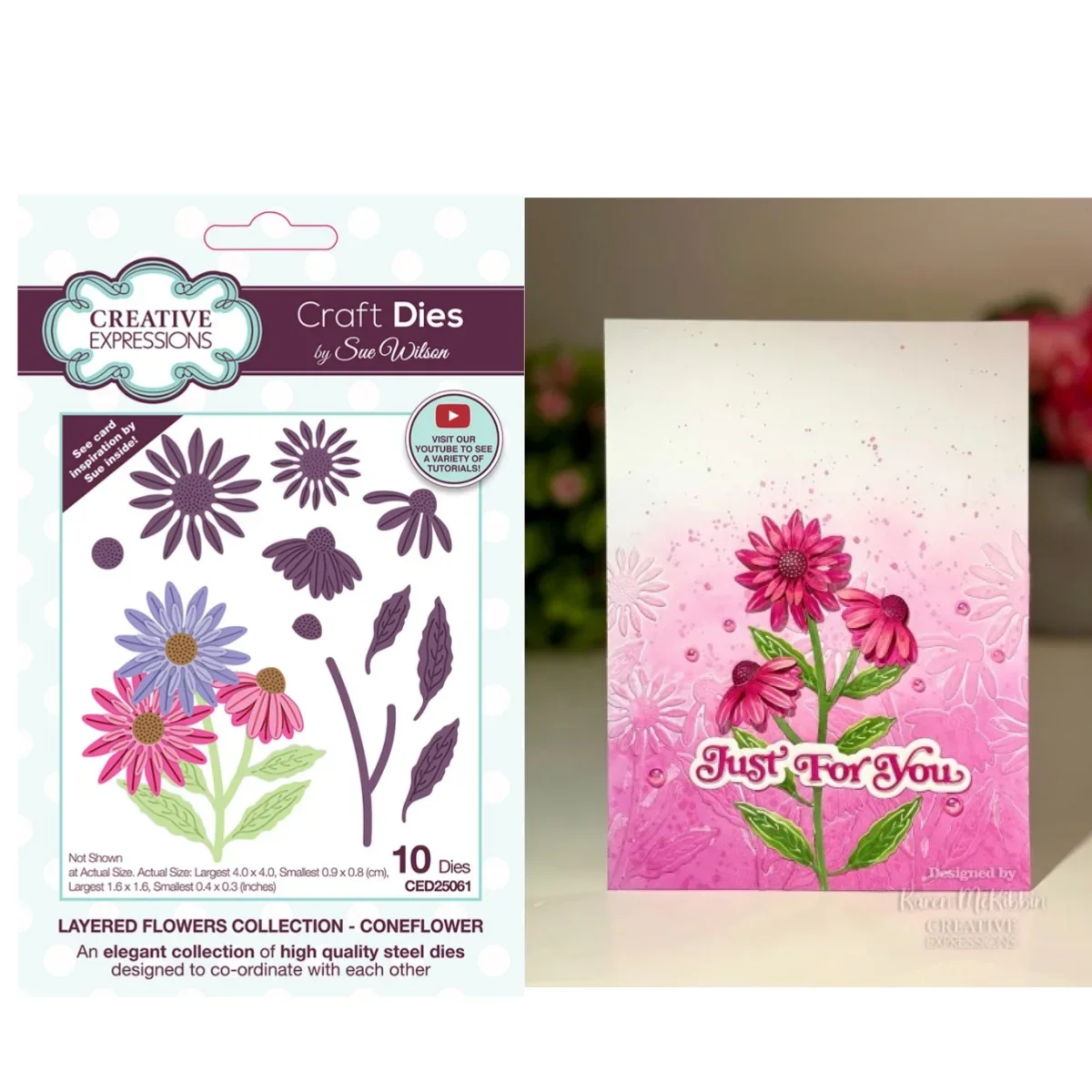 

Coneflower Flowers Metal Cutting Dies Sets For DIY Scrapbooking Photo Album Stamp Make Paper Card Embossing New Arrival 2024