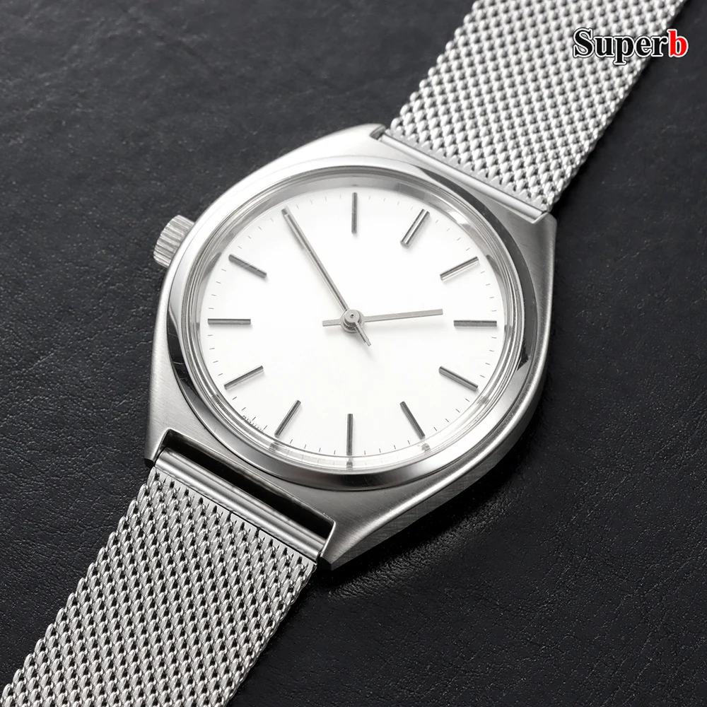 Sleek Milanese Stainless Steel Quick Release Mesh Bracelet Strap