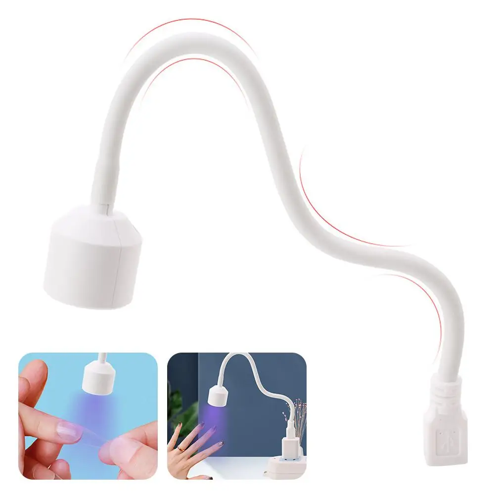 미니 UV 라이트 LED 전구 빠른 건조 UV 젤 접착 도구, UV 접착제 네일 램프 손전등, 경화 조명 건조기 네일 A7u9
