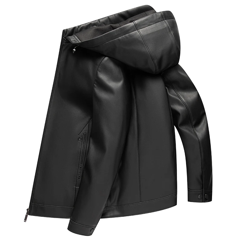 Рисунок 4 - Мужской зимний пуховик из натуральной кожи