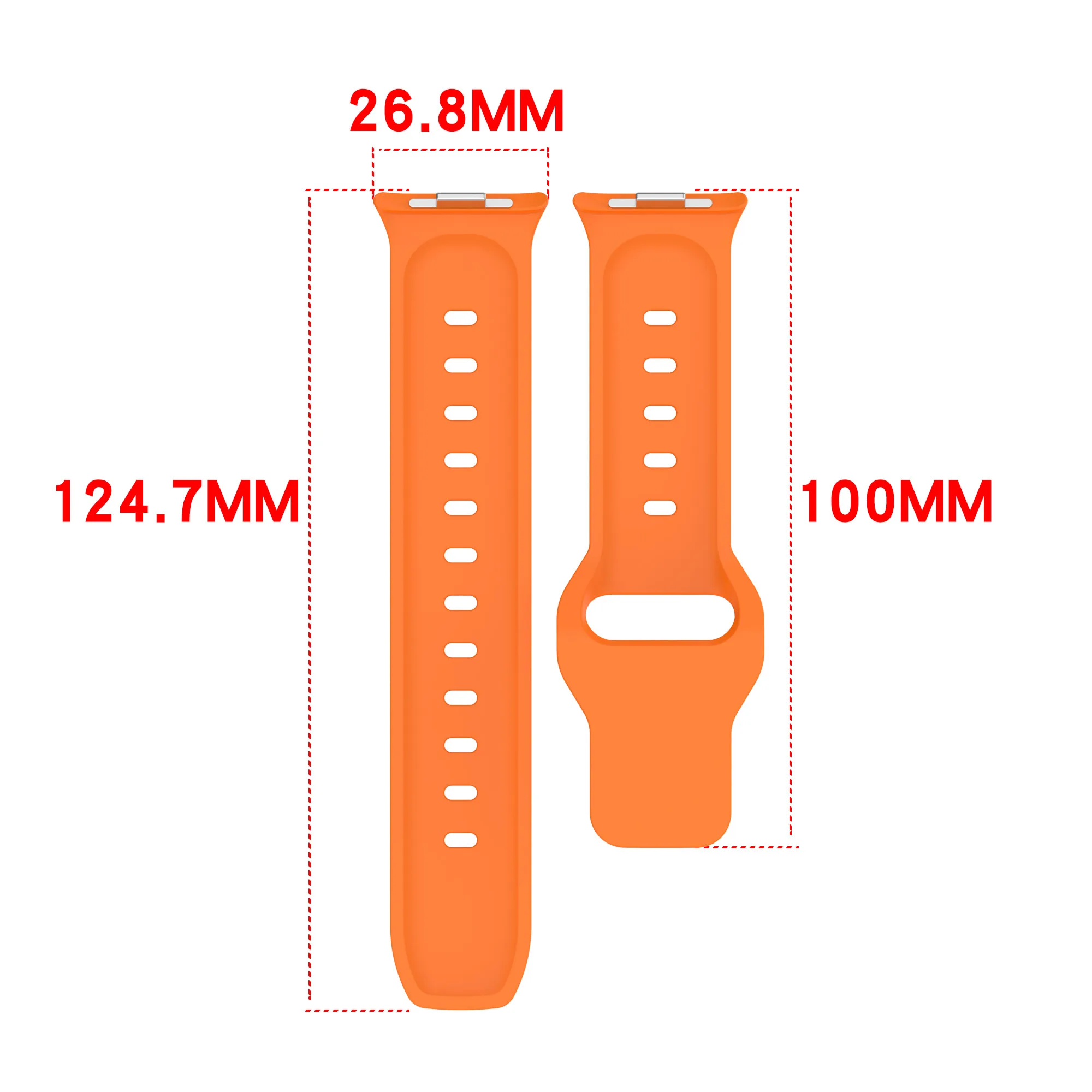 Silicone Sport Watchband Replacement Wristband