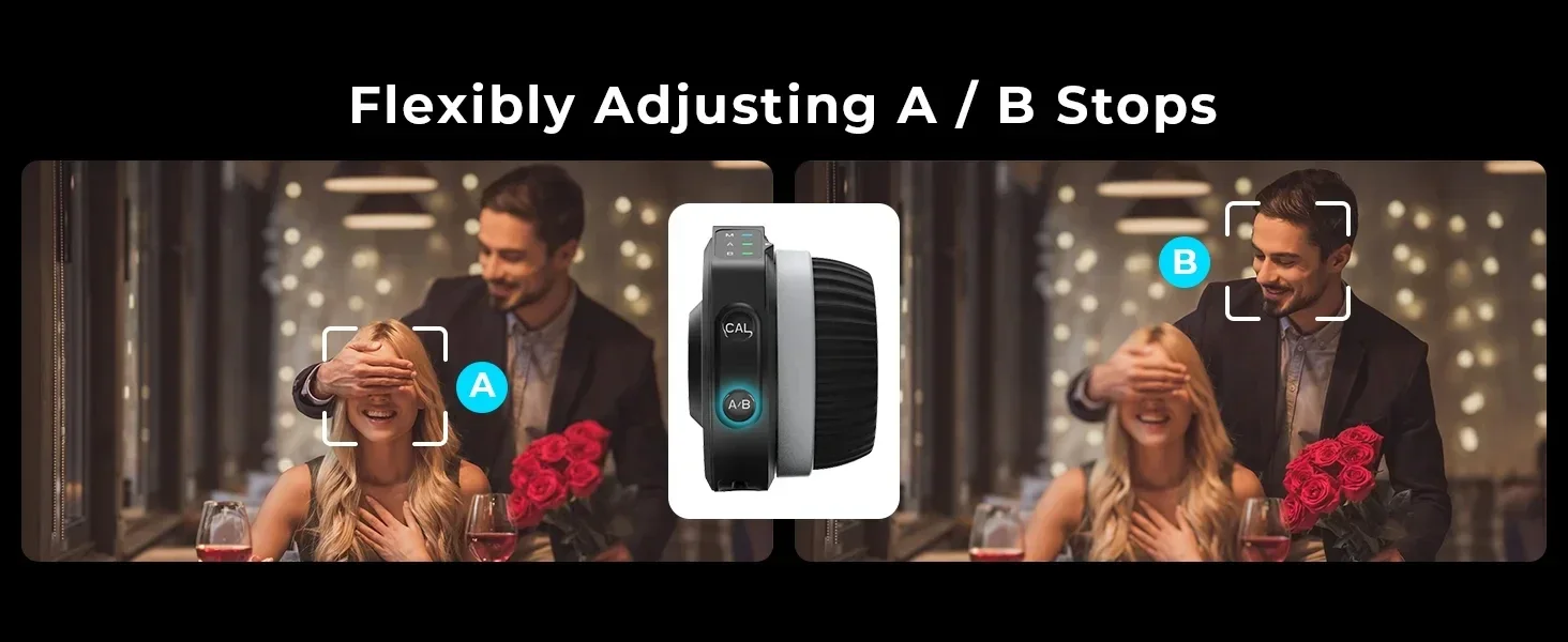 SmallRig 4296 Wireless Follow Focus System with Handwheel Controller & Receiver