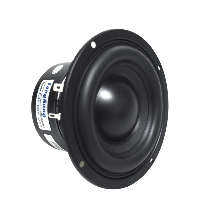 Subwoofer Speaker 4 Inch Unit 4 Ohm 8 Ohm 40W Audio Multimedia Speaker Deep Bass Loudspeaker Large Magnetic DIY 1pcs woofer speaker