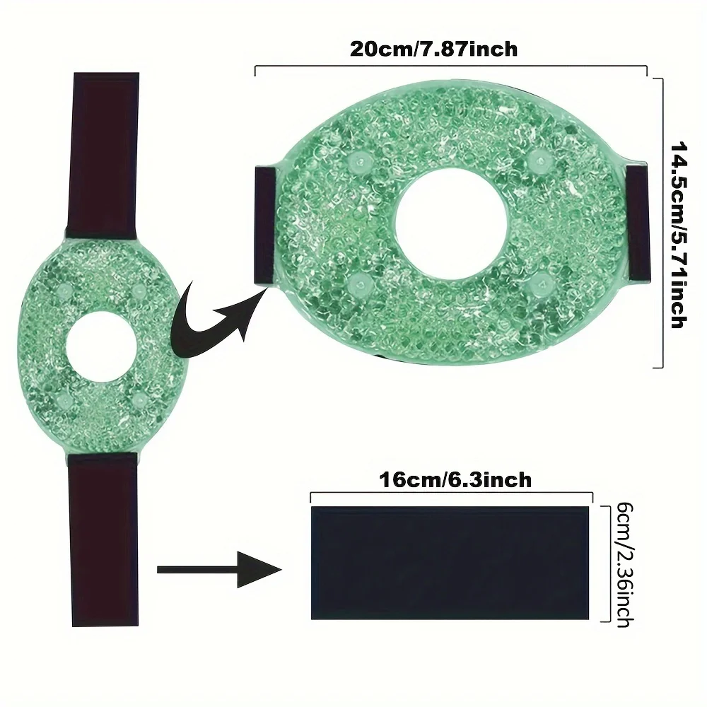 Reusable Large Ice Pack Hot Cold Gel Ice Treat Wrap Knee Wrap for Ankles Shoulders Head Injuries Sports Recovery Therapy Use