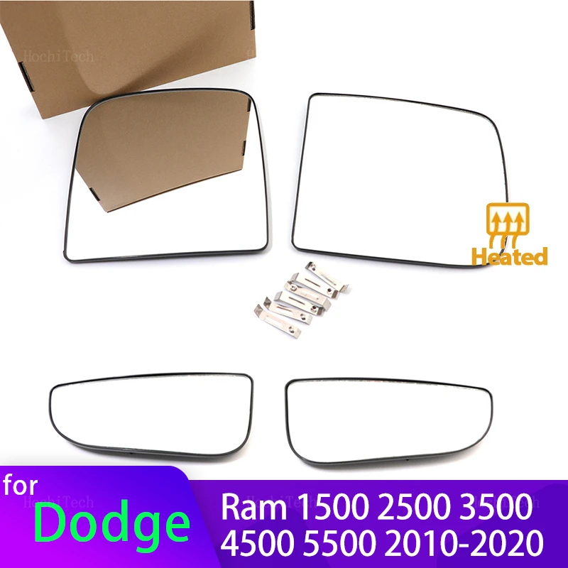 Specchietto Retrovisore Ala Porta Vetro Specchietto Laterale Lente Specchietto Laterale Riscaldato Vetro Per Dodge Ram 1500 2500 3500 4500 5500 2010-2