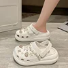 Women Clogs 2025 New Arrival Soft EVA Thick Platform Slippers Comfortable Garden Shoes Exquisite Fashion Girls Beach Sandals 5