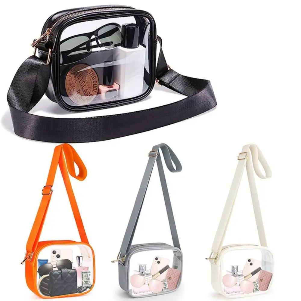 여성용 PVC 투명 숄더백, 캐주얼 크로스바디 백, 여성용 휴대폰 지갑, 패션  Best5