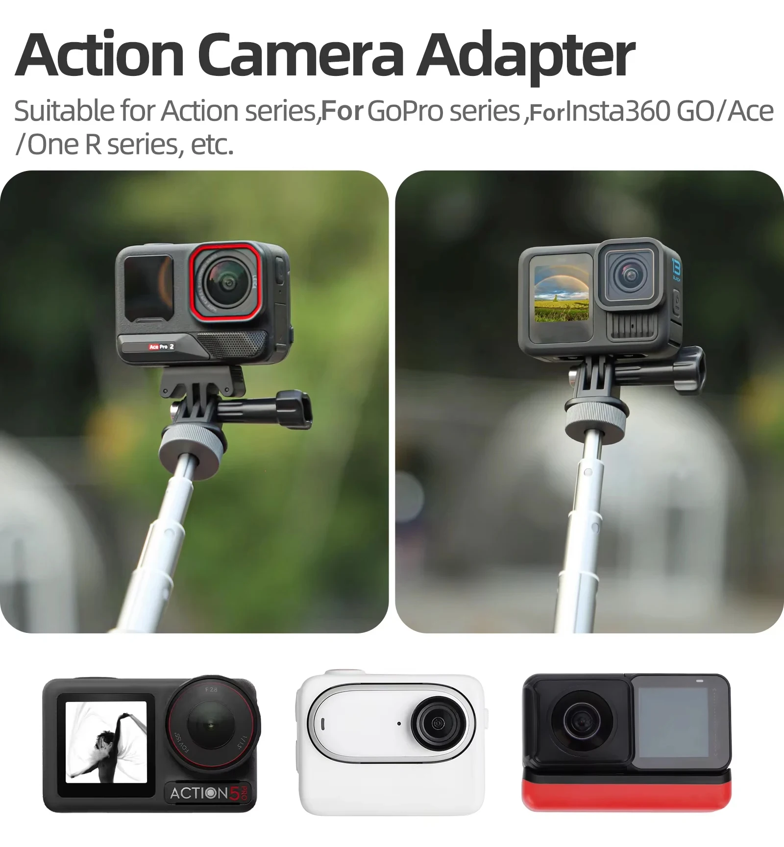 Für Insta360 Ace/Ace Pro Magnet Kamera Quick Release Oben Abdeckung Zubehör eB