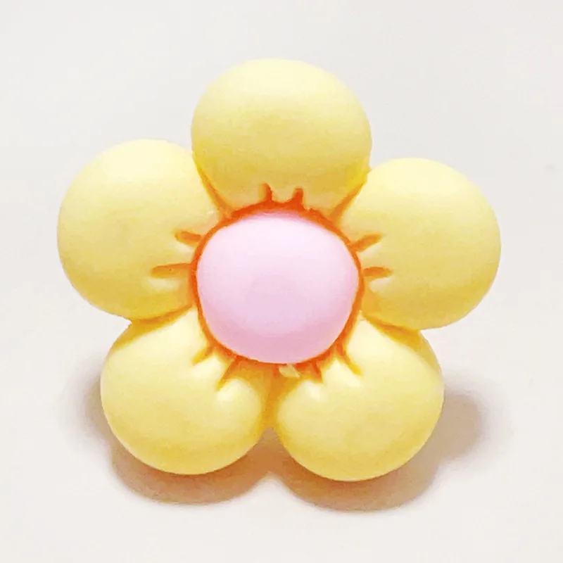 Shoe Decorations 10pcs Set For Crocs Three-dimensional Flowers For Women DIY Accessories