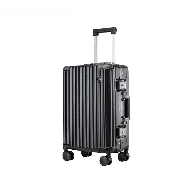 

New Suitcase Mute Universal Wheel Aluminum Framepopular Trolley Case Boarding Case Carry-on Suitcase Suitcases On Wheels