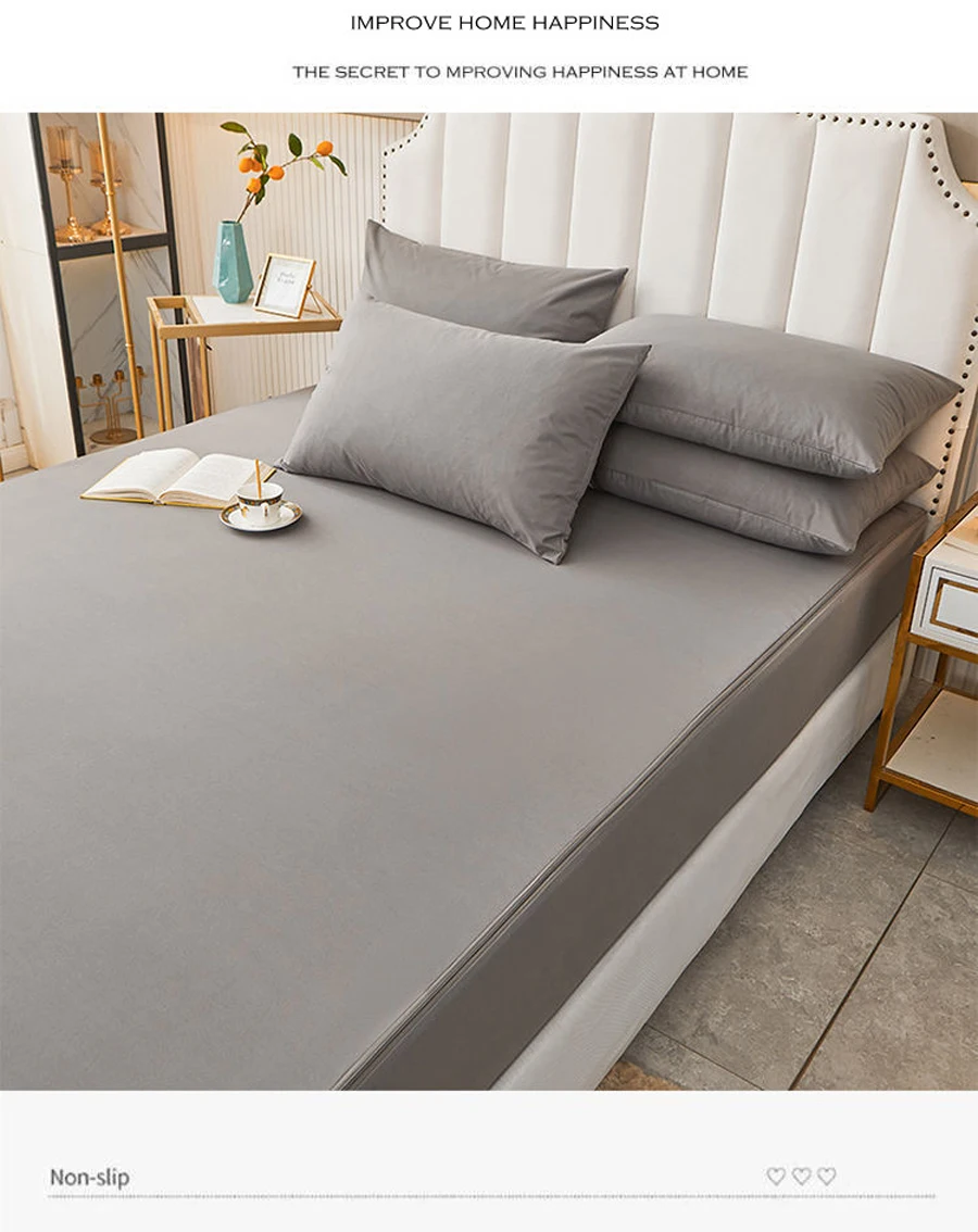 Drap-housse Imperméable 100% Polyester, Tailles Multiples (80x200 à 160x200), Protège-matelas
