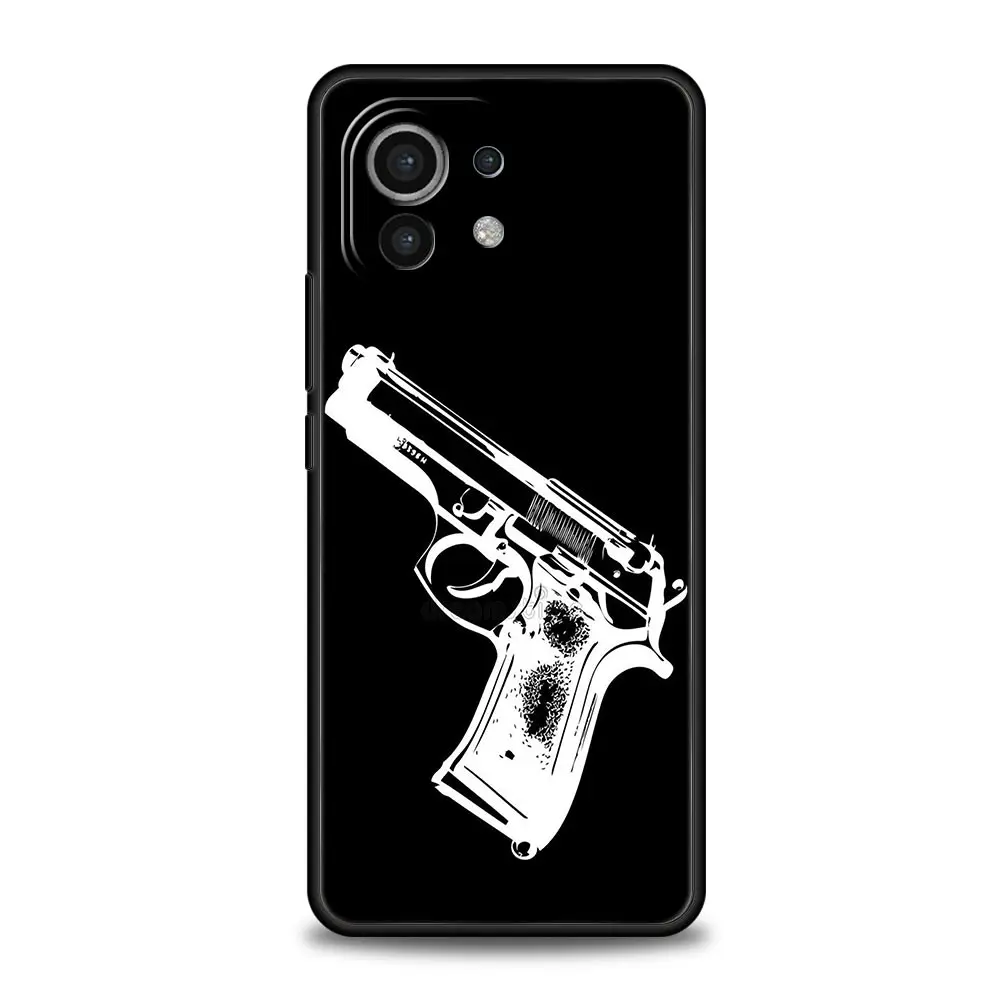 Cool Cartoon Gun Soft TPU Phone Case Cover