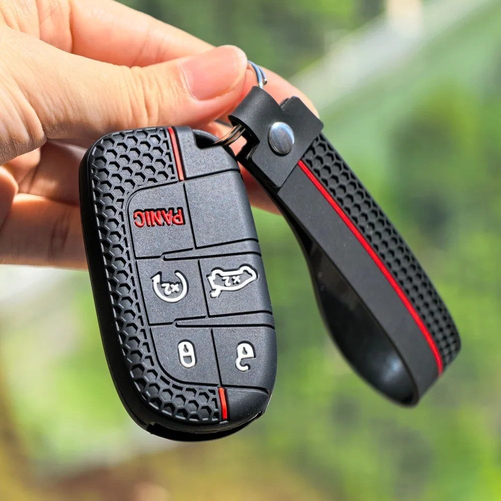 Premium Leather Keychain Cover