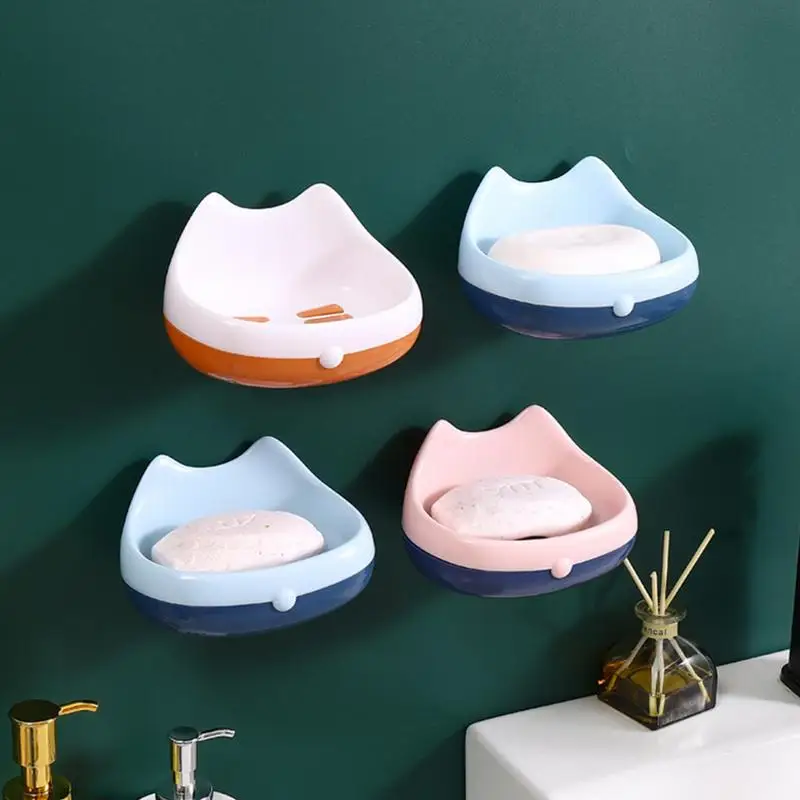 

Настенная тарелка для мыла в форме кошки