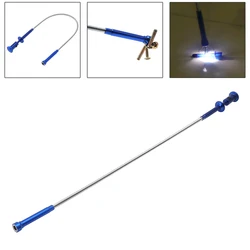 Magnetic Claws Pick Up Tool 4 Claws Bright LED Light Flexible Spring Magnet Grab Grabber for Garbage Pick Up Arm Extension