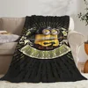 Nap Blanket King Size Minions Throw Blanket for Sofa Luxury Bedding Cobija Fluffy Soft Blankets & Throw Interior for Home Knee 3