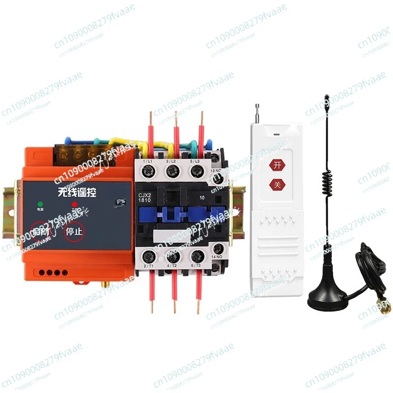 380V 워터 펌프 무선 원격 제어 s-witch 원격 고전력 3 상 모터 원격 제어 스위치 급수 스위치