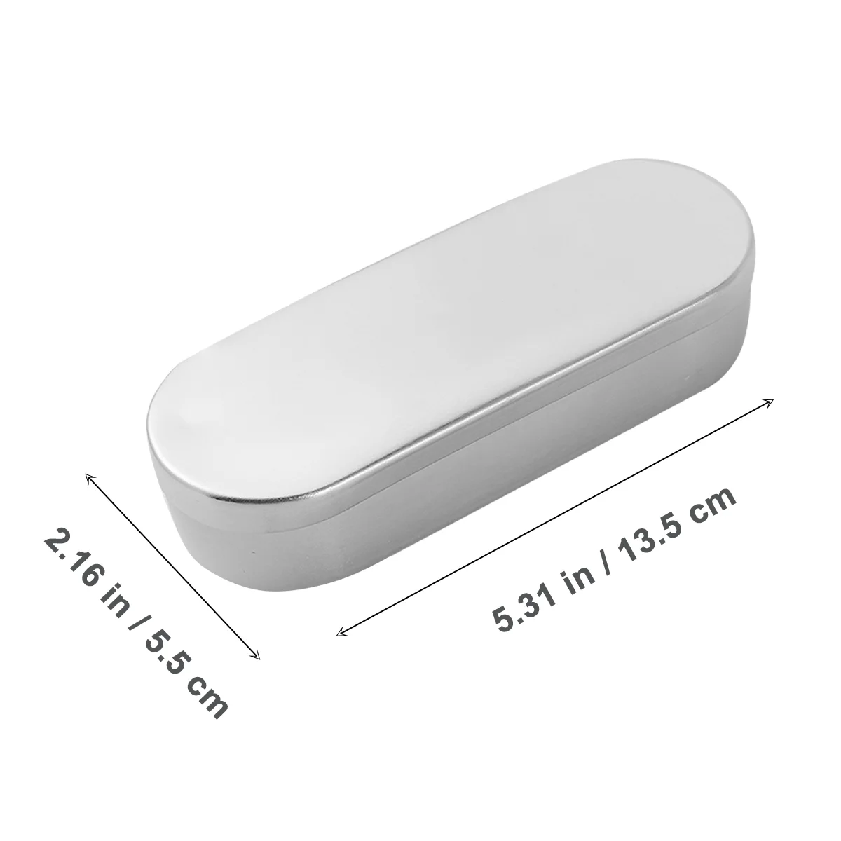 2 Pcs Instruments Holder Insulin Needle Case Aluminum Storage Box Box