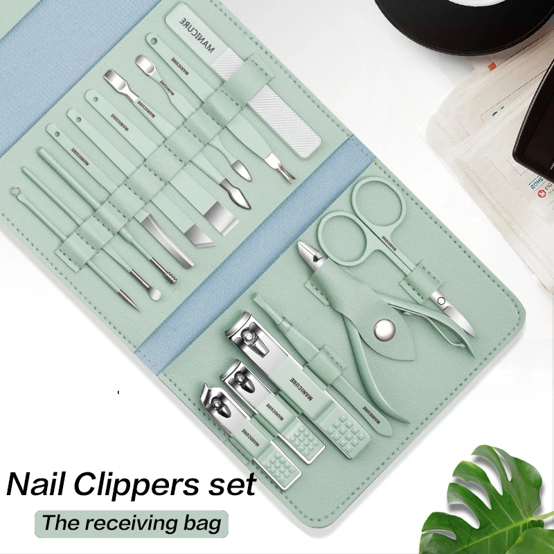 Scissors Nail Clippers Set Dead Skin Pliers Nail Cutting Pliers Pedicure Knife Nail Groove Nail Manicure Tool Toenail