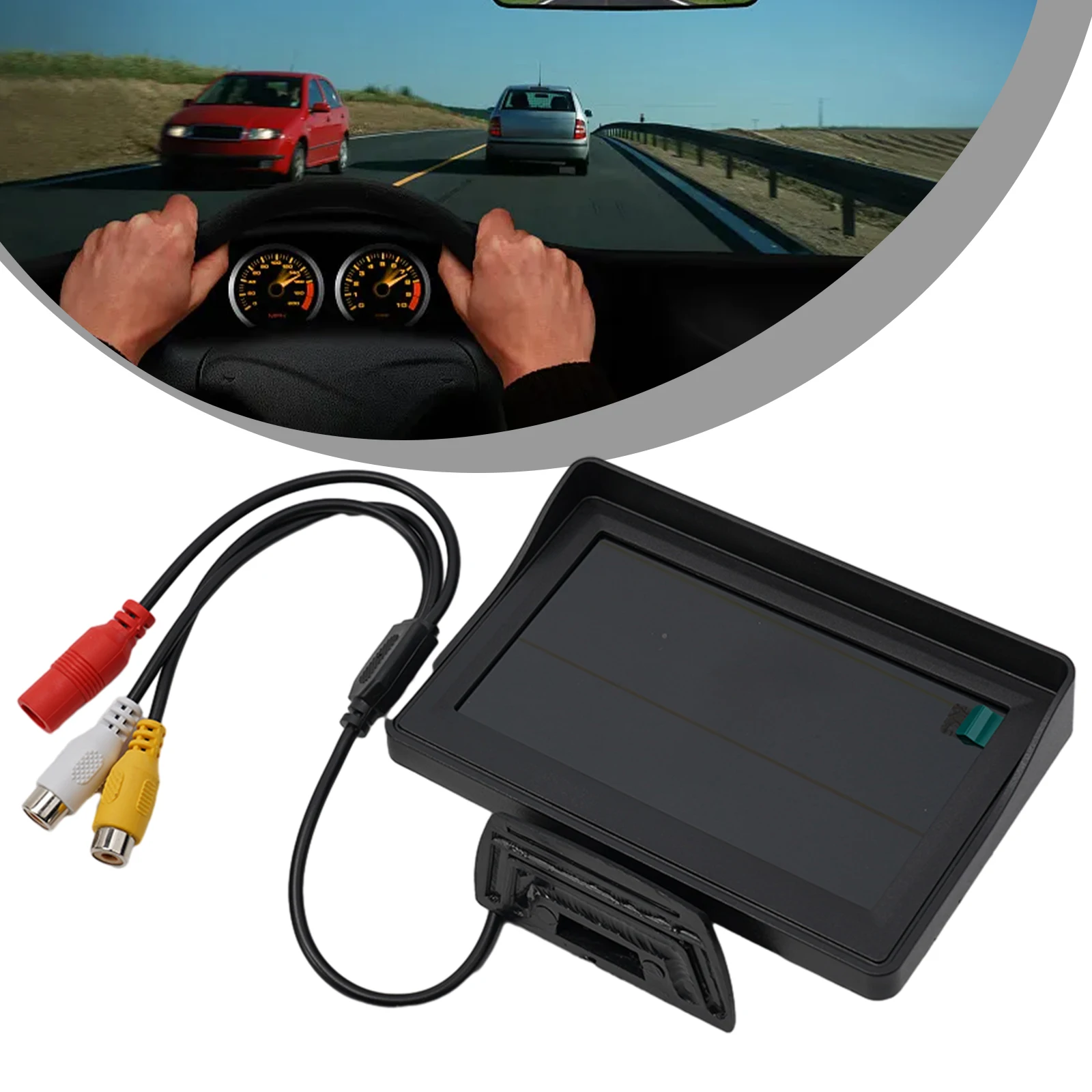 

Абс DC 9V-36V 4.3 дюймовый TFT LCD монитор заднего вида видеокамера заднего вида автомобиль задняя парковка комплект без камеры автомобиля аксессуары