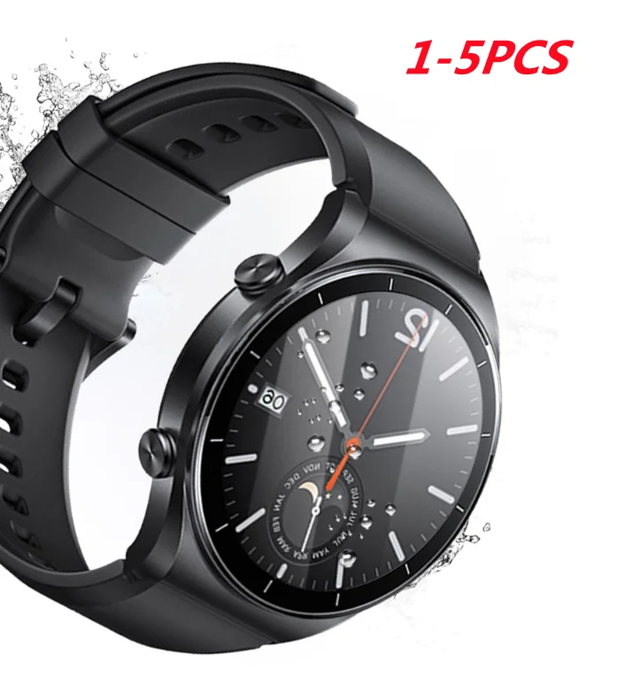 1-5Pcs Pellicola Composita Curva 3D Per Xiaomi Watch S1 Proteggi Schermo 46Mm Xiaomi Watch Series Watch S1 46Mm Accessori Per Orologi