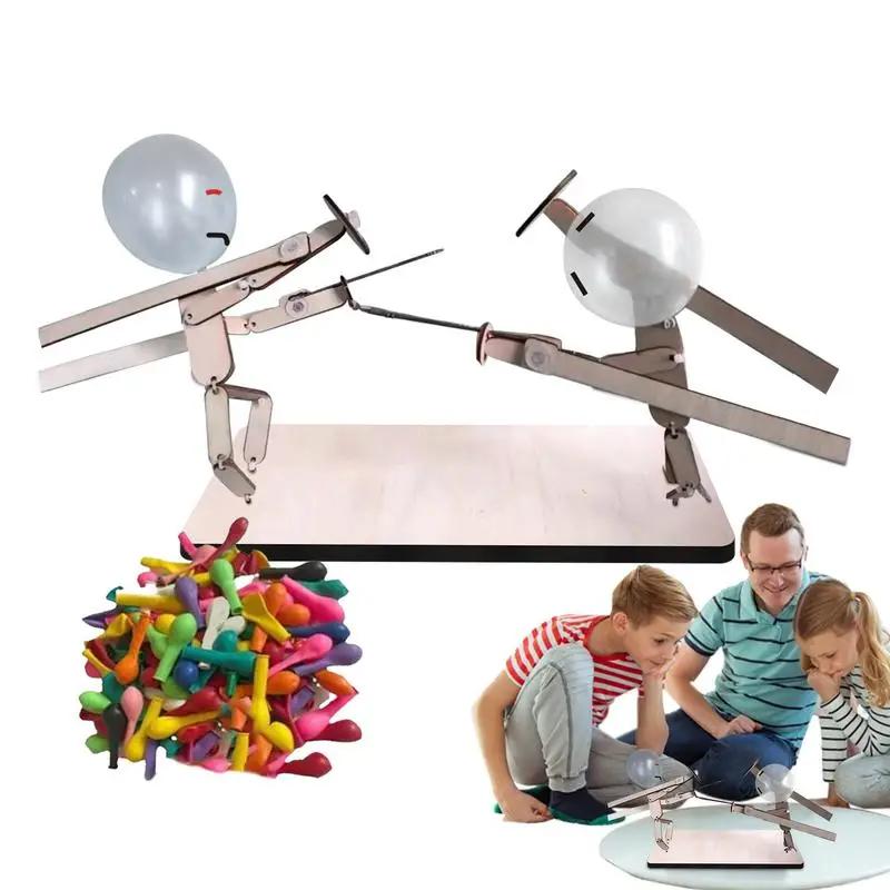 

Wood Balloon Game Balloon Interactive Game Battle Exercise Hand-Eye Coordination Balloon Game For Playground Living Room Bedroom
