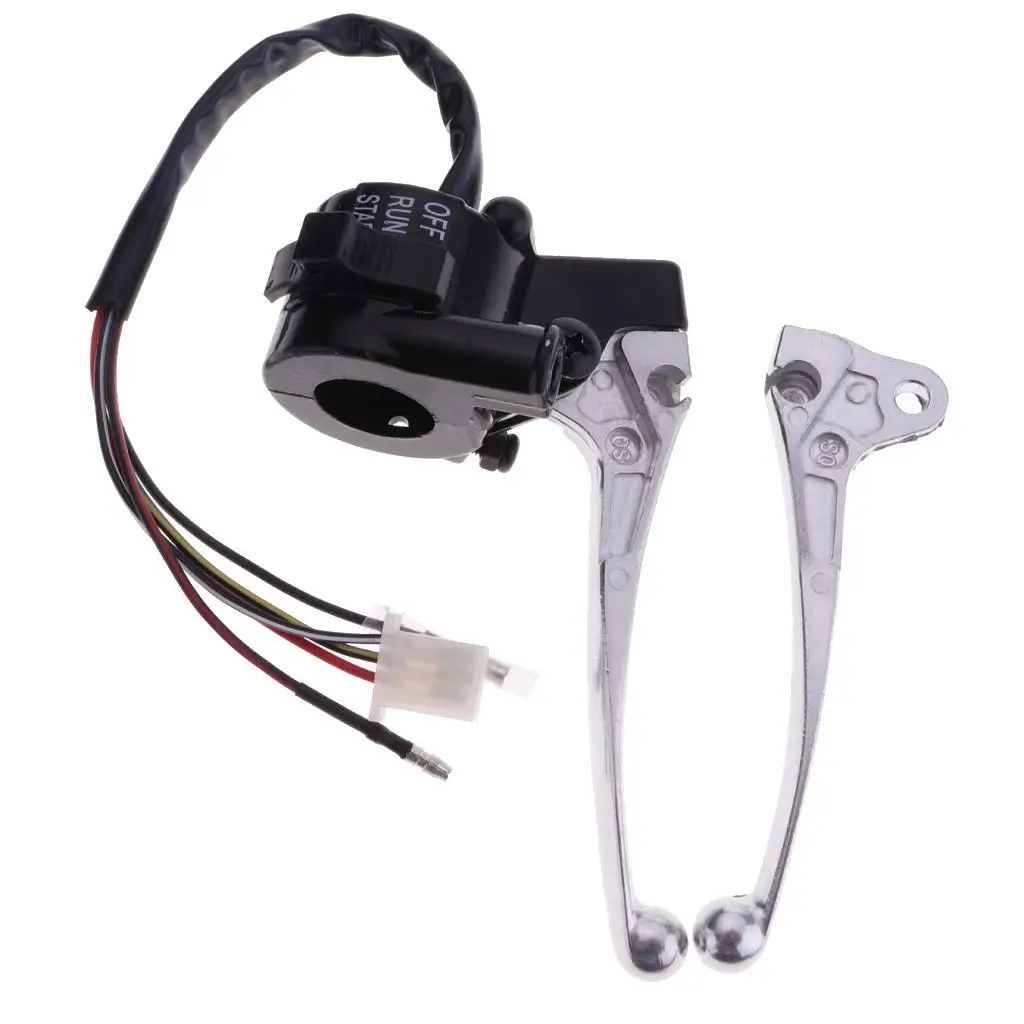 Motorcycle Start Kill Switch Brake Lever Assy for Yamaha PW50 Y-Zinger 89-13