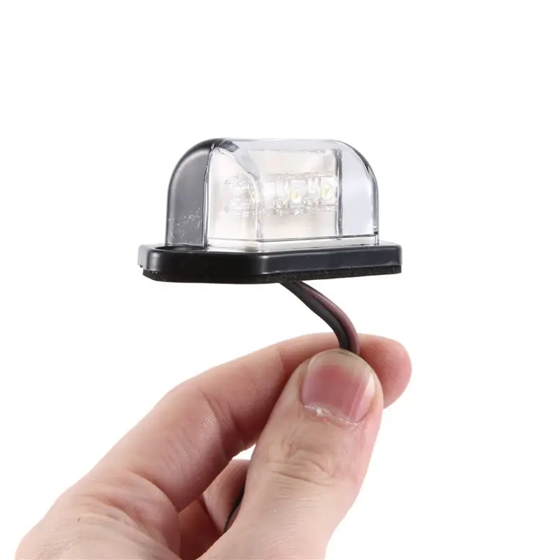 L09A-12/24V 3 LED 번호판등 보트 RV 트럭 트레일러 실내 계단등