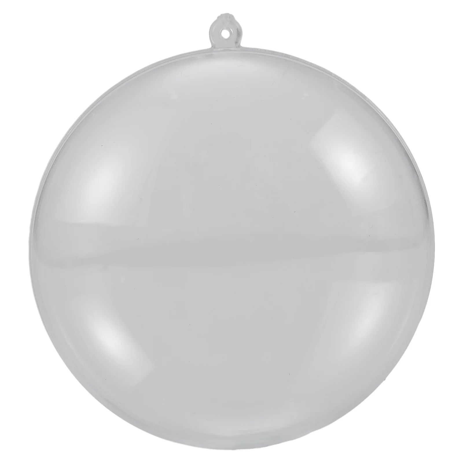 10 Stück Weihnachten transparente Kugel Kunststoff nachfüllbare Weihnachts baum Ornamente nach Hause Hochzeits feier Geschenk box 7-11cm – Detail 8