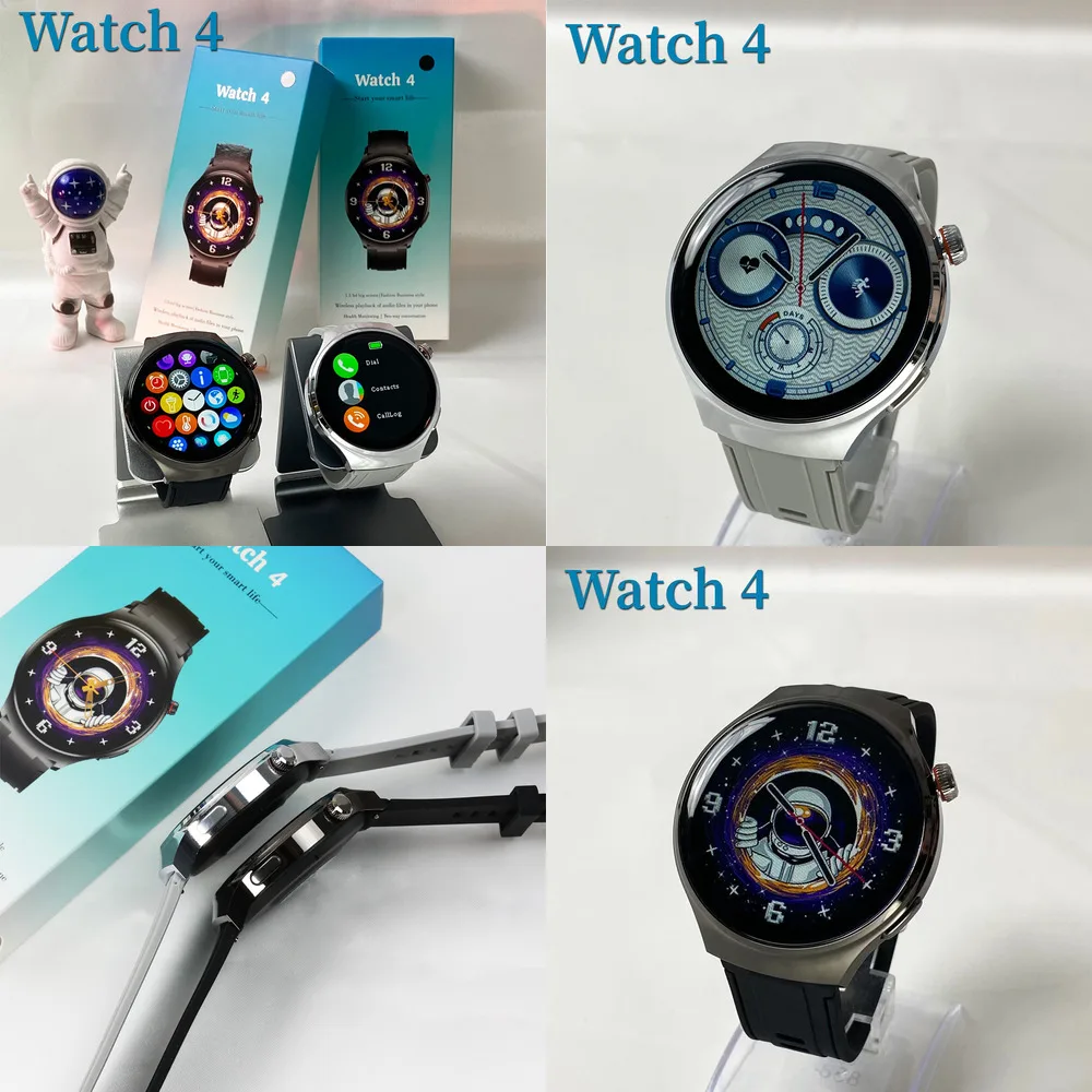 2024 New Product Watch4 Popular Round Screen Smartwatch High-definition Full Touch Bluetooth Call_voghion.com