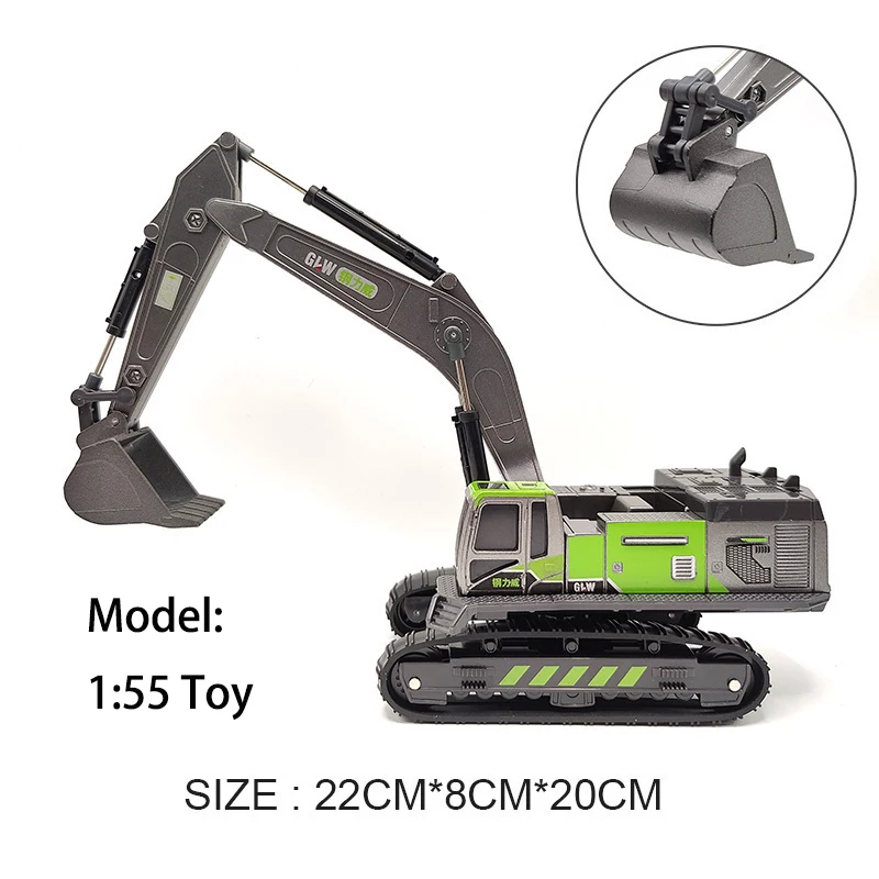 Diecast Alloy Construction Vehicle Toy Set
