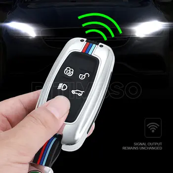 Portachiavi in lega Silicone portachiavi per auto per Land Rover Range Rover Sports 2010 TDV8 2011 Discovery 4 IV LR RR - Portachiavi in lega Silicone portachiavi per auto per Land Rover Range Rover Sports 2010 TDV8