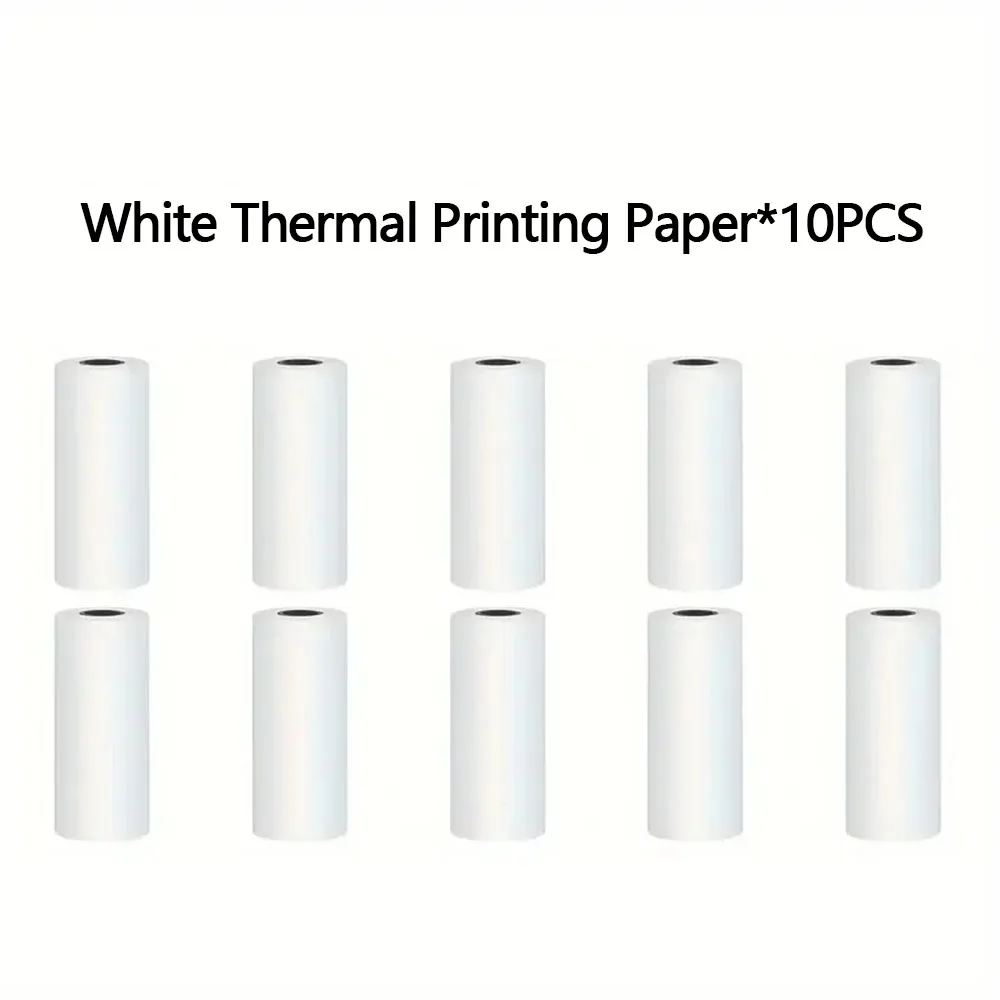 Kids Instant Camera Refill Print Paper - Coreless Thermal Film, 5/10 Rolls for 57mm Portable Printers