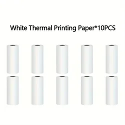 Kids Instant Camera Refill Print Paper - Coreless Thermal Film, 5/10 Rolls for 57mm Portable Printers (10 Rolls)