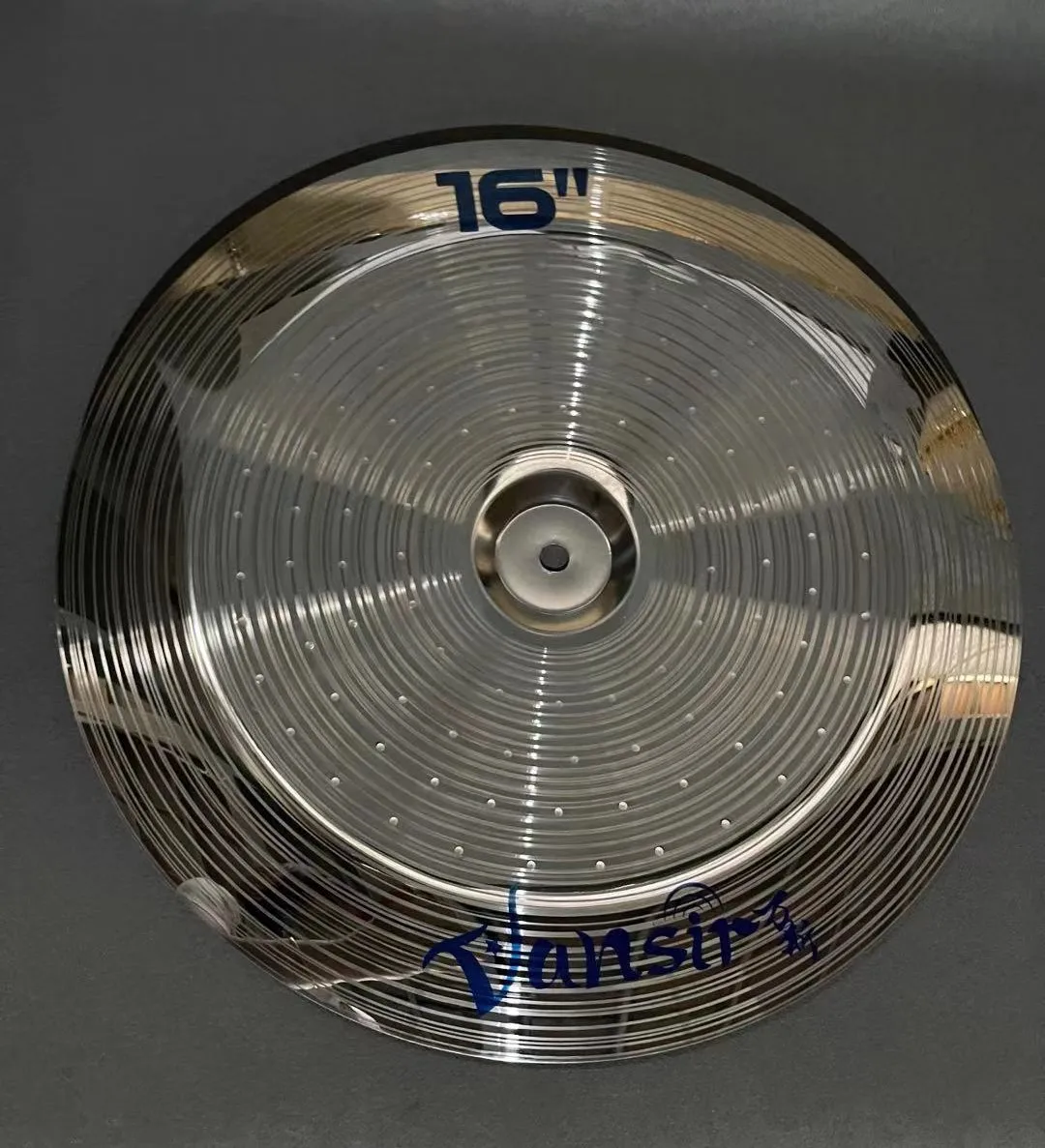 Vansir Polishing Alloy Silver Color 16'' China / Ozone Cymbal For Drum Set drum cymbal kit