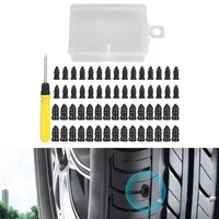 60PCS Car Vacuum Tire Repair Nail Rubber Screw Nails+  Tool Set w/Box Moto Tyre Repair Stud Patch Car Nail with screwdriver