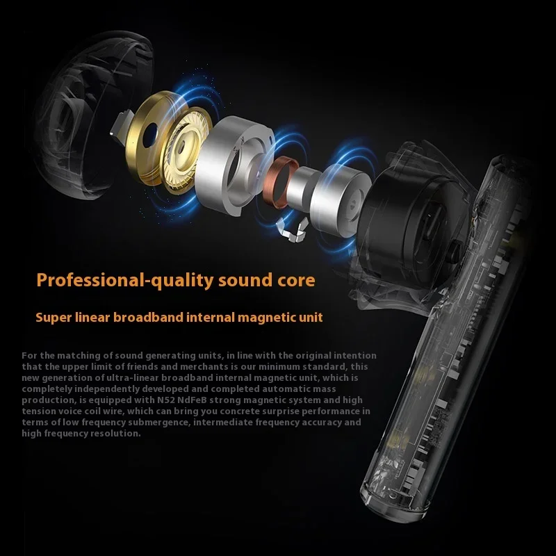 Kz Carol In Ear Bluetooth Earphones-55db Deep Noise Reduction Low Latency High Fidelity Gaming and Music Earphones bluetooth earphones wireless earphone wireless headphone