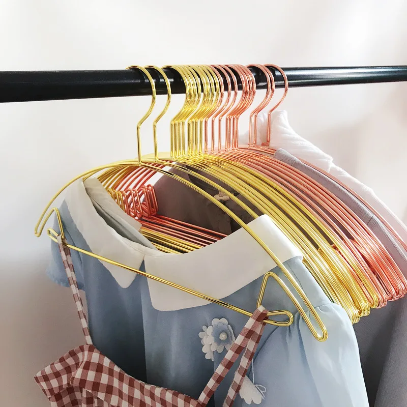 5pcs Iron Clothes Hangers Home Laundry Drying Rack Storage Rack Multifunction Coat Pants Hanger Wardrobe Organizer Clotheshorse