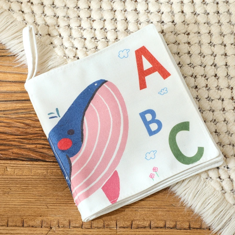 Baby Montessori Spielzeug Tier Tuch Sensorischen Buch Baby Cartoon Tier Erkenntnis Weiche Buch mit Spiegel Frühen Lernen Spielzeug – Detail 27