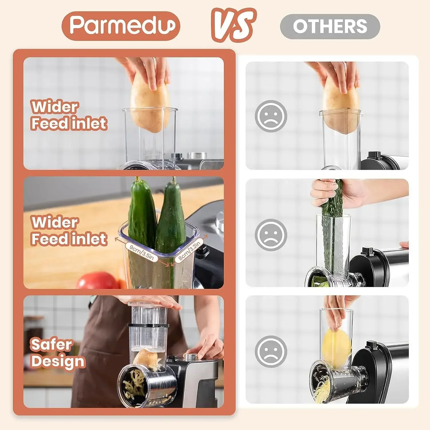 Vegetable Cutter Household Slicing and Shredding Artifact Electric Drum Potato Shredder Small Meat Grinder Enema Machine 6