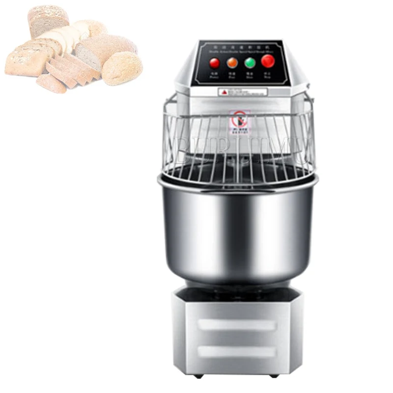 

20L Electric Bread Dough Mixer Commercial Spiral Cheap Flours Knead Machine Double Speed