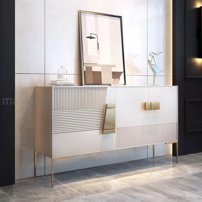 Sideboards Alacena Kitchen Furniture Sideboard Cabinet Display Cabinets Button Credenza Home Vitrinas Dining Room China Black