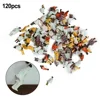 120pcs N Scale 1:87 All Seated Passenger People Sitting Figures 6 Different Poses Passengers Model Train Layout DIY Decoration 4