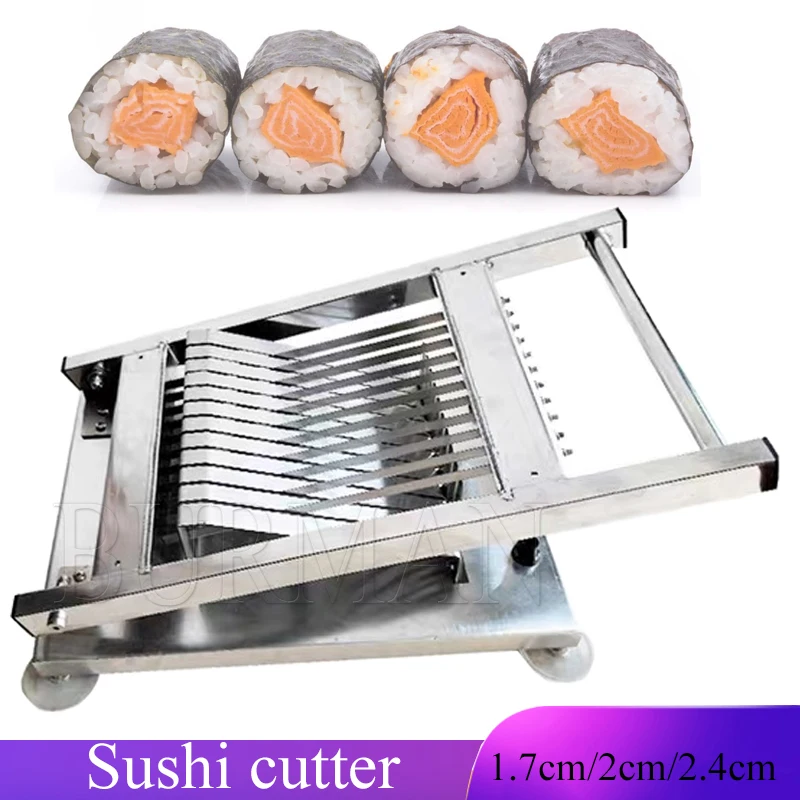 

Manual Sushi Roll Cutter Machine Japan Rice Sushi Roll Cutting Tool Slicer Cutting Machine Food Processor