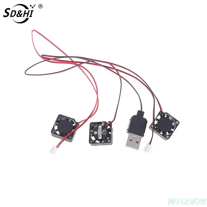 5v 12v 2CM 20MM Fan Cooling Fan 10000RPM Ultrathin Mini Laptop 2wire Silent Cooling Small