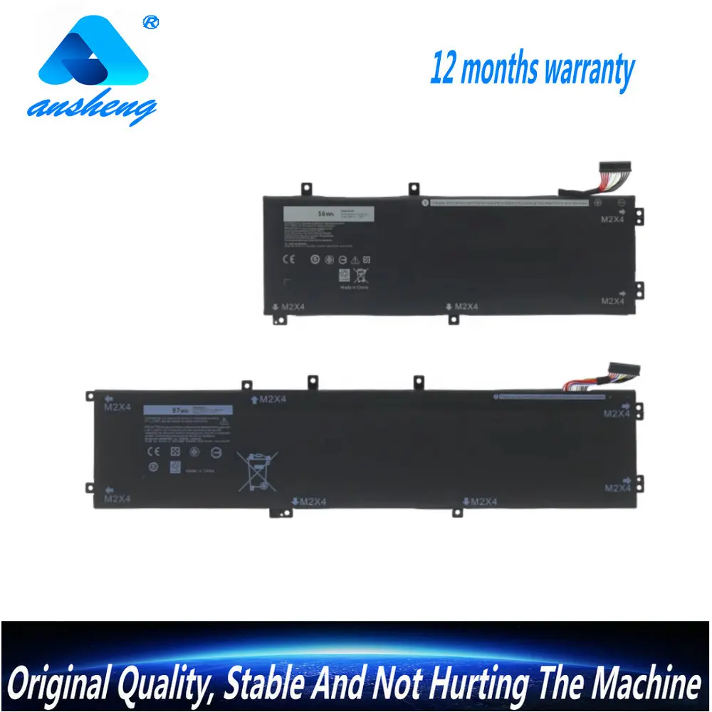 

NEW 11.4V 6GTPY H5H20 Laptop Battery For DELL XPS 15 9570 9560 7590 For DELL Precision 5520 5530 Series